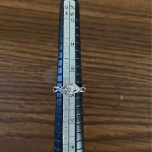 Sterling Silver size Five (5) wedding promise engagement ring